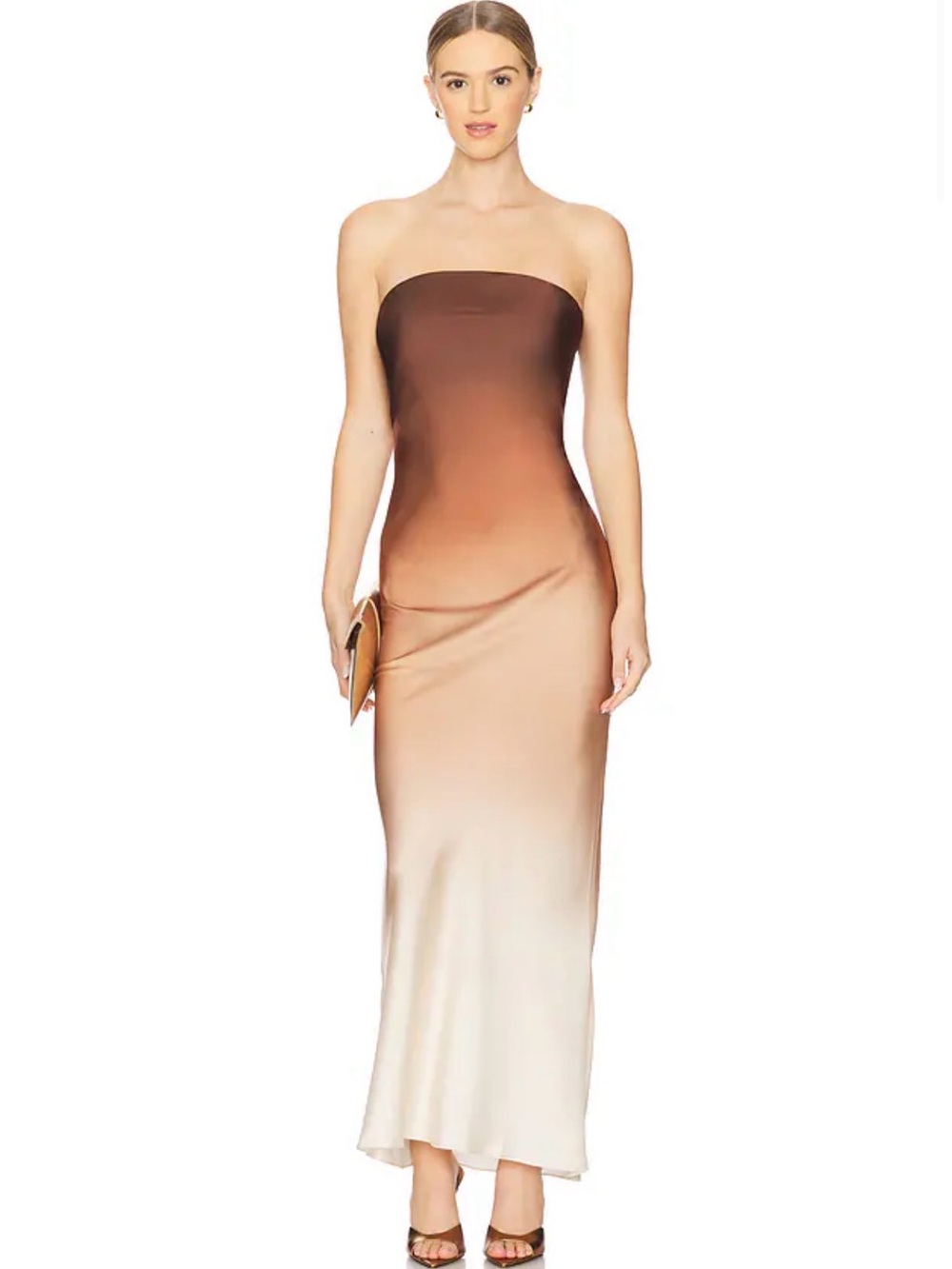Rococo Sand Strapless Ombré Maxi Dress NWT (FLAWED)